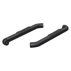 3" W Black Powder Coated Steel Side Bars