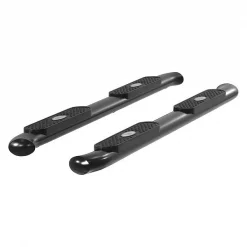 Aries 4" W Black Powder Coated Steel Side Bars