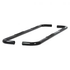 Aries 3" W Black Powder Coated Steel Side Bars