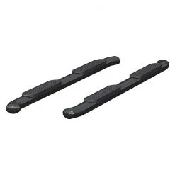 Aries 4" W Black Powder Coated Steel Side Bars