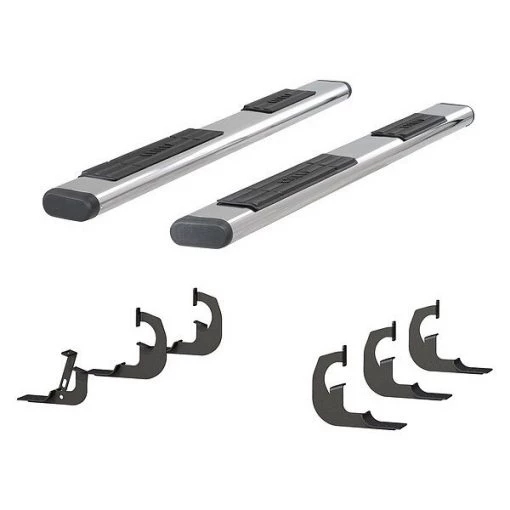 Aries 6" W Polished Stainless Steel Stainless Steel Side Bars with Brackets 1 6" W Polished Stainless Steel Stainless Steel Side Bars with Brackets