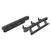 Aries Black Powder Coated Aluminum Powered Running Boards