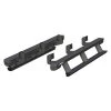 Aries Black Powder Coated Aluminum Powered Running Boards