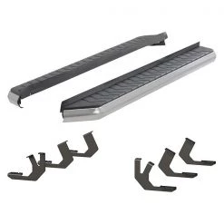 5" W Polished Stainless Steel Aluminum Running Boards