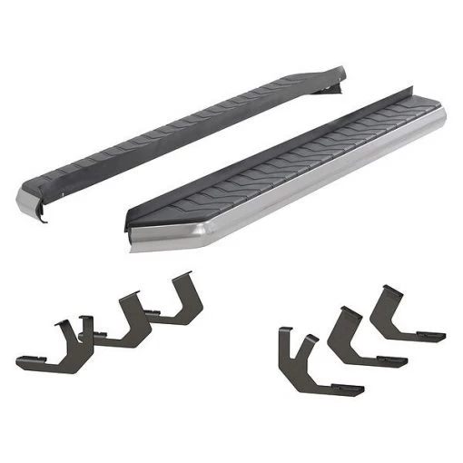 5" W Polished Stainless Steel Aluminum Running Boards