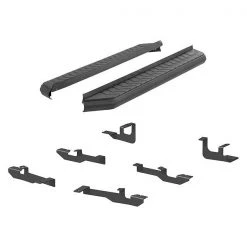 Aries 5" W Black Powder Coated Aluminum Running Boards