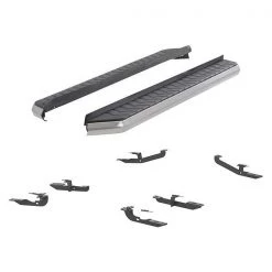 Aries 5" W Polished Stainless Steel Aluminum Running Boards
