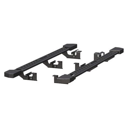 Black Powder Coated Steel Rocker Steps