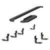 Aries 6-1/2" W Black Powder Coated Steel Running Boards