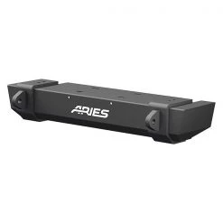 Aries Black Powder Coated Steel Front Bumper
