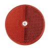 Zoro Select Color Reflector, Oval, Red, 12u0022 L
