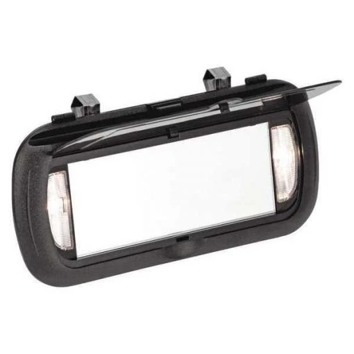 Large Visor Mirror, Clip-On/Lighted