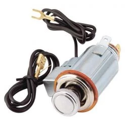 Victor Short Knob Lighter, Black/Silver