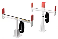 Weather Guard Service Body Rack, White, Alum, 24-1/2 In